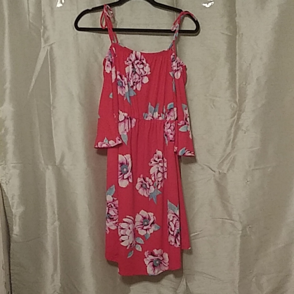 First Love off the shoulder womans floral dress